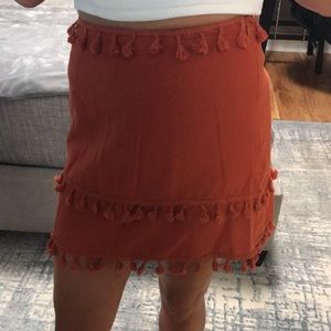 SHEIN tassel skirt